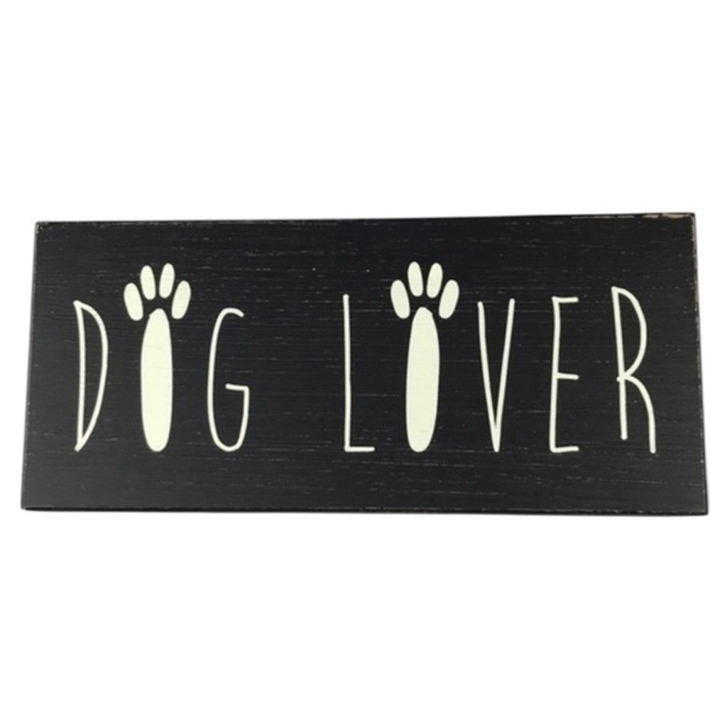 Sixtrees, ‘Dog Lover’ Large plaque.  7“x 15.5“. NWT